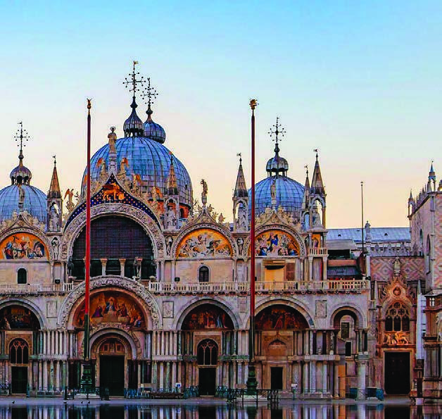 Saint Mark's Basilica in Venice, pictured in the guide's account of the Fourth Crusade